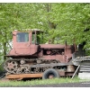Oude Russische traktor
